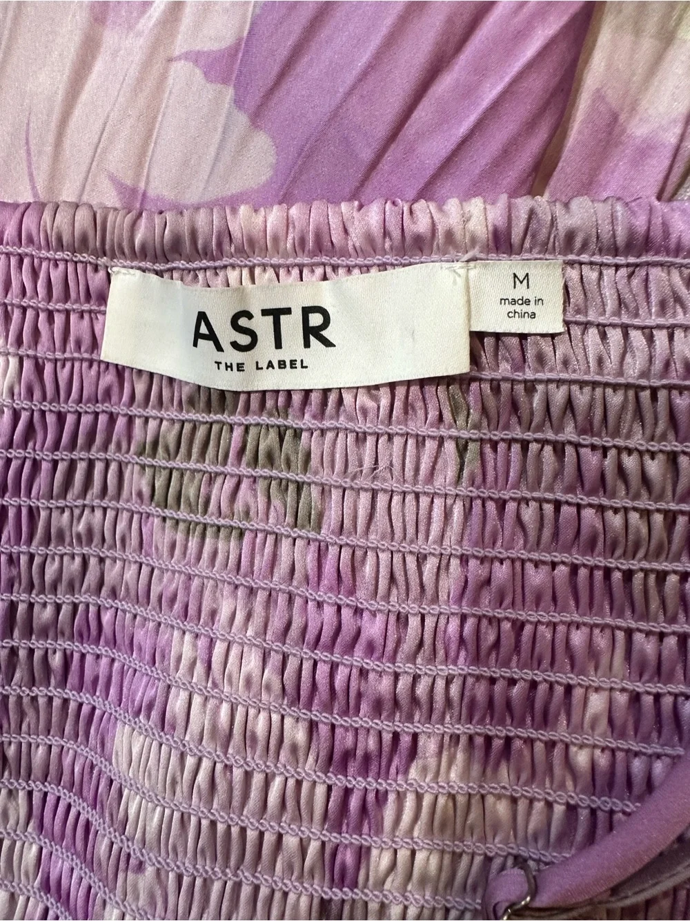 ASTR the Label “Maeve” Shadow Floral Pleated Midi Dress – Size Medium - Picture 14 of 14